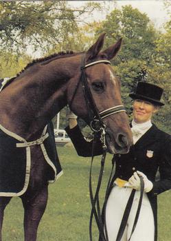 1995 Collect-A-Card Equestrian #177 Charlotte Bredahl / Monsieur Front